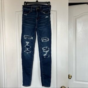American eagle ne(x)t level distressed hi-rise jeggings
Size 00